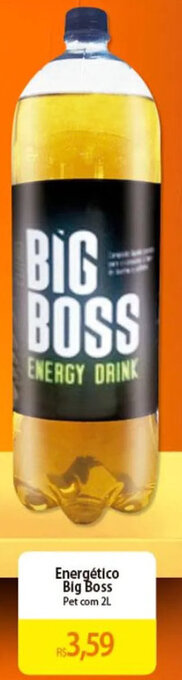 Atacadão Energético Big Boss Pet com 2L oferta