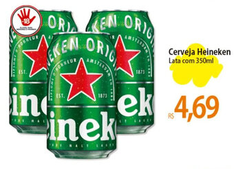 Atacadão Cerveja Heineken Lata com 350ml oferta