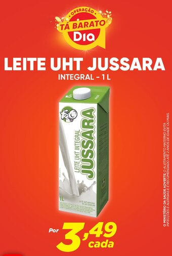 Dia LEITE UHT JUSSARA INTEGRAL - 1L oferta