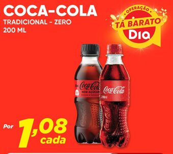 Dia COCA-COLA TRADICIONAL - ZERO 200 ML oferta