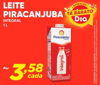 Dia LEITE PIRACANJUBA INTEGRAL 1 L oferta