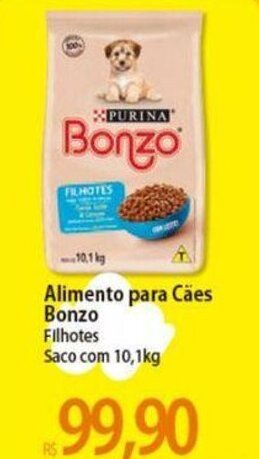 Atacadão Alimento para Cães Bonzo Filhotes Saco com 10,1kg oferta
