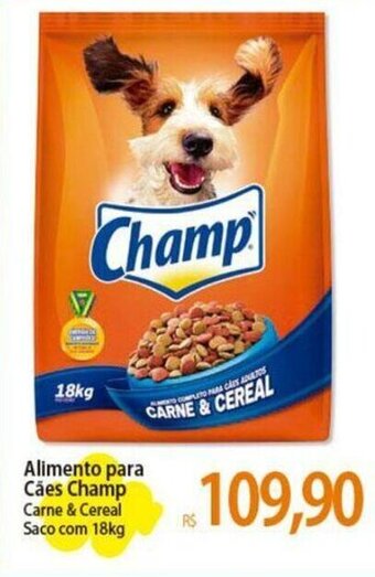 Atacadão Alimento para Cães Champ Carne & Cereal Saco com 18kg oferta