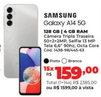 Lojas Becker SAMSUNG Galaxy A14 5G oferta