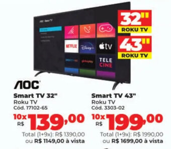 AOC Smart TV 32"