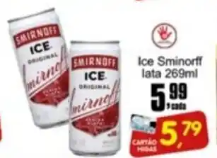 Higa's Supermercado Ice Smirnoff lata 269ml oferta
