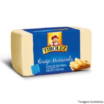 SuperPrix Queijo mussarela tirolez pedaço 500g oferta