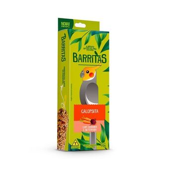 Petisco zootekna barritas de cenoura e beterraba para calopsita e agapornis 70g