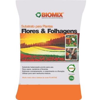 Substrato biomix flores & folhagens