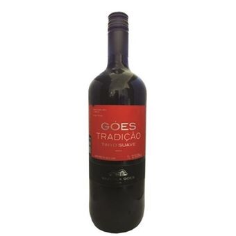 Supermercados Queiroz Vinho tinto góes tradição suave garrafa 1l oferta