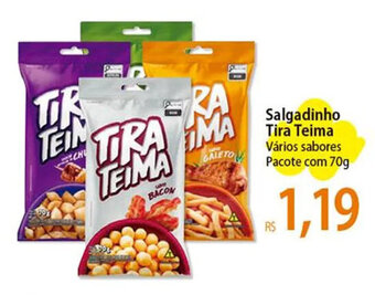 Atacadão Salgadinho Tira Teima Vários sabores Pacote com 70g oferta