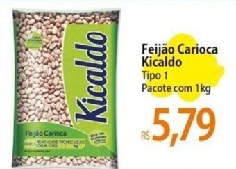 Atacadão Feijão Carioca Kicaldo Tipo 1 Pacote com 1kg oferta