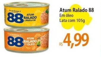 Atacadão Atum Ralado 88 Em óleo Lata com 105g oferta