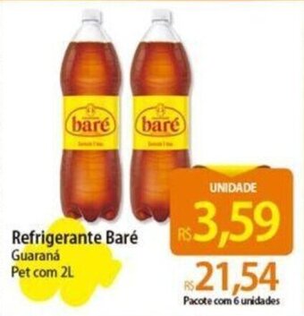 Refrigerante Baré Guaraná Pet com 2L