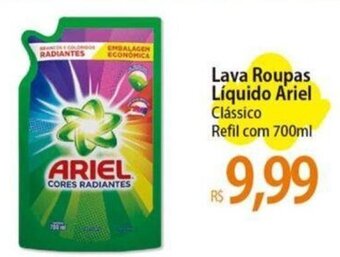 Atacadão Lava Roupas Líquido Ariel Clássico Refil com 700ml oferta