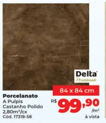 Lojas Becker Porcelanato 84x84cm oferta