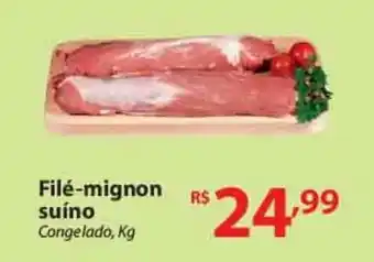 Super Bompreço File-mignon suino congelado 1kg oferta