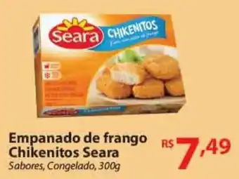 Super Bompreço Empanado de Frango Chikenitos Seara 300g oferta