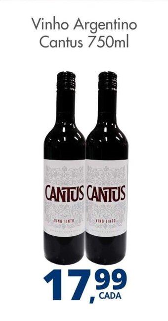 Vinho Argentino Cantus 750ml