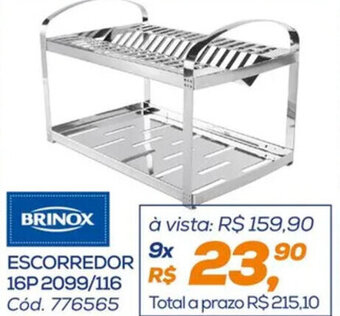 BRINOX ESCORREDOR 16P 2099/116 Cód. 776565