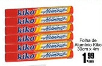 Higa's Supermercado Folha de Aluminio Kiko 30cmx4m oferta
