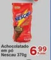 Rossi Supermercado Achocolatado em pó Nescau 370g oferta
