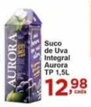 Rossi Supermercado Suco de Uva Integral Aurora TP 1,5L oferta
