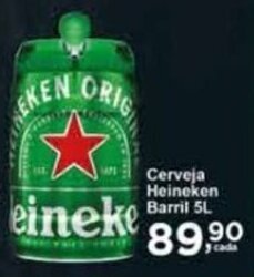 Rossi Supermercado Cerveja Heineken Barril 5L oferta
