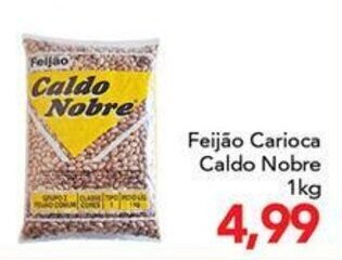 Feijão Carioca Caldo Nobre 1kg
