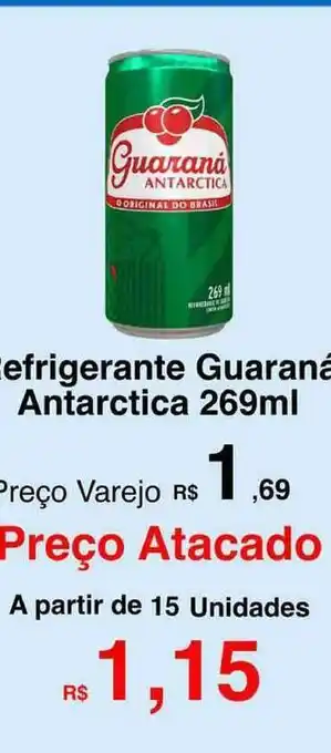 VN Autosserviço Refrigerante Guaraná Antarctica 269ml oferta