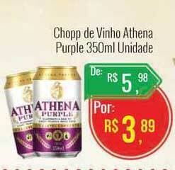 Mart Minas Chopp De Vinho Athena Purple 350ml unidade oferta