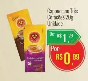 Mart Minas Cappuccino Três Corações 20g unidade oferta