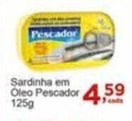 Rossi Supermercado Sardinha em Oleo Pescador 125g oferta