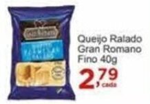 Rossi Supermercado Queijo Ralado Gran Romano Fino 40g oferta