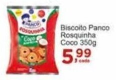 Rossi Supermercado Biscoito Panco Rosquinha Coco 350g oferta