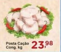 Rossi Supermercado Posta Cação Cong. kg oferta