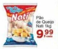 Rossi Supermercado Pão de Queijo Nati 1kg oferta