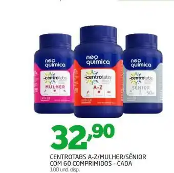 Cooper Centrotabs A-z Mulher Sênior oferta
