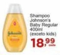 Rossi Supermercado Shampoo Johnson's Baby Regular 400ml oferta
