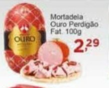 Rossi Supermercado Mortadela Ouro Perdigão Fat 100g oferta