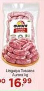 Rossi Supermercado Linguiça Toscana Aurora kg oferta