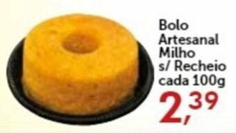 Bolo Artesanal Milho s/ Recheio cada 100g