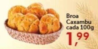 Rossi Supermercado Broa Caxambu cada 100g oferta