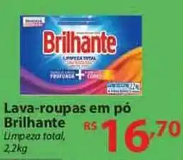 Nacional Lava-roupas Em Pó Brilhante 2.2kg oferta