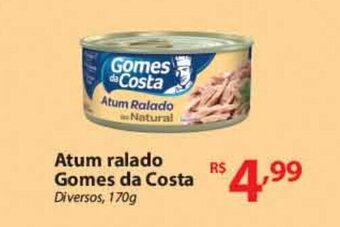 Super Bompreço Atum Ralado Gomes da Costa 170g oferta