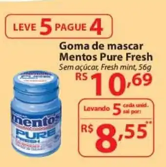 Goma de Mascar Mentos Pure Fresh 56g
