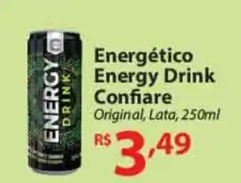 Super Bompreço Energetico Energy Drink Confiare 250ml oferta