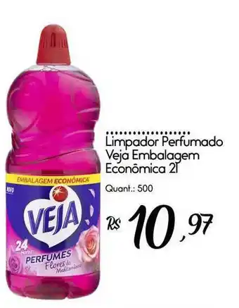 Giassi Supermercados Limpador Perfumado Veja Embalagem Econômica 2L oferta