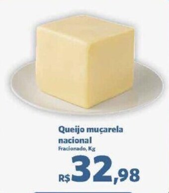 Sam's Club Queijo muçarela nacional Fracionado, Kg oferta