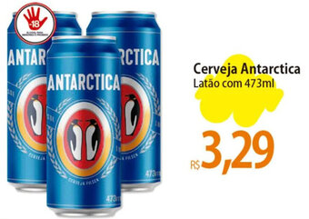 Atacadão Cerveja Antarctica Latão com 473ml oferta